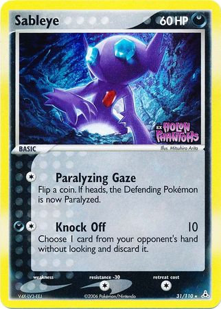 Sableye (31/110) (Stamped) [EX: Holon Phantoms] | Exor Games Bridgewater