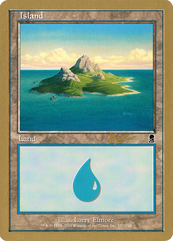 Island (shh337) (Sim Han How) [World Championship Decks 2002] | Exor Games Bridgewater