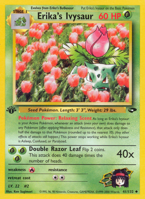 Erika's Ivysaur (41/132) [Gym Challenge 1st Edition] | Exor Games Bridgewater