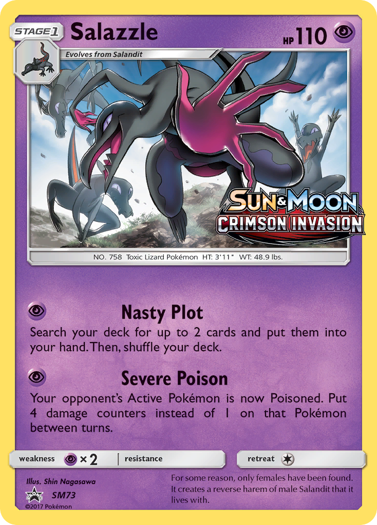 Salazzle (SM73) [Sun & Moon: Black Star Promos] | Exor Games Bridgewater