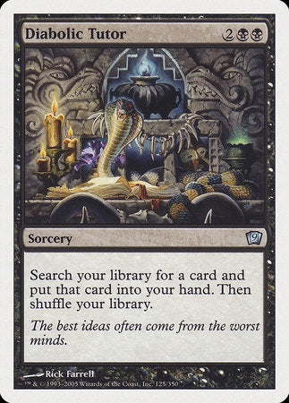 Diabolic Tutor [Ninth Edition] | Exor Games Bridgewater