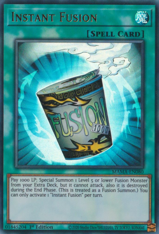 Instant Fusion [MAMA-EN080] Ultra Rare | Exor Games Bridgewater