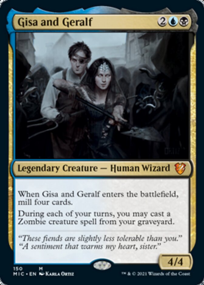 Gisa and Geralf [Innistrad: Midnight Hunt Commander] | Exor Games Bridgewater