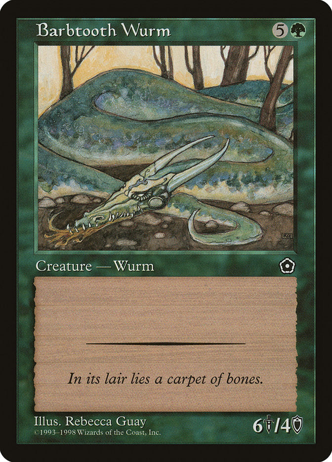 Barbtooth Wurm [Portal Second Age] | Exor Games Bridgewater