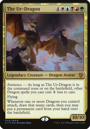 The Ur-Dragon (Commander 2017) [Commander 2017 Oversized] | Exor Games Bridgewater