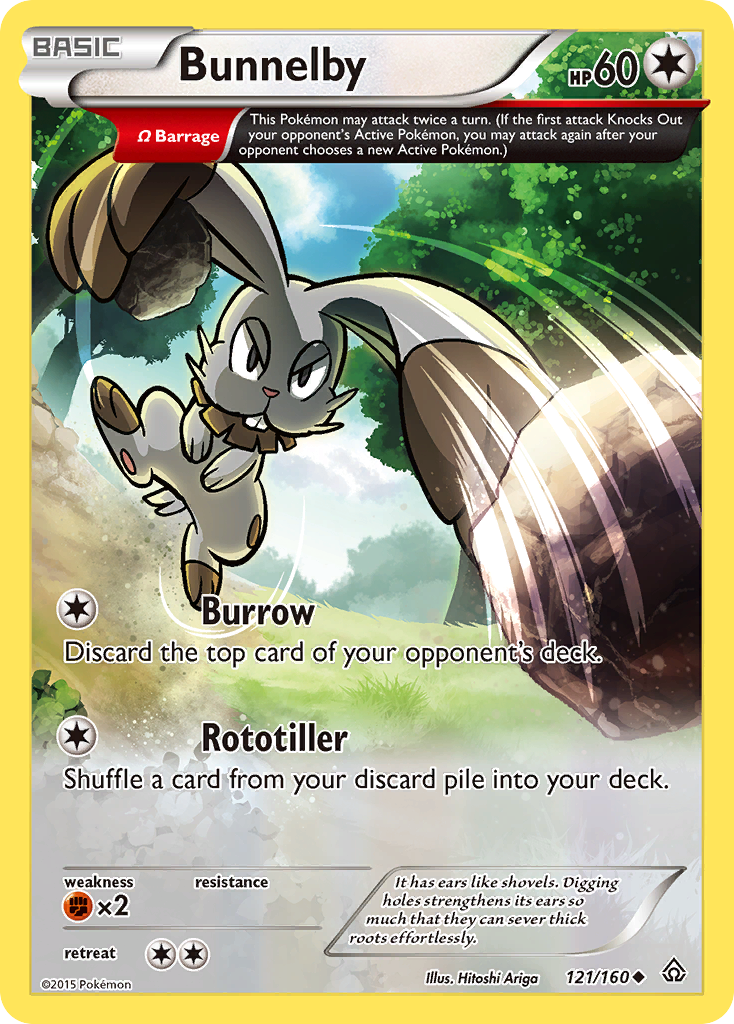 Bunnelby (121/160) [XY: Primal Clash] | Exor Games Bridgewater