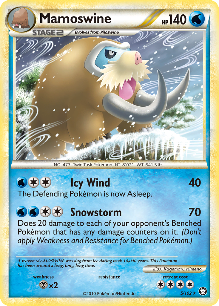 Mamoswine (5/102) [HeartGold & SoulSilver: Triumphant] | Exor Games Bridgewater