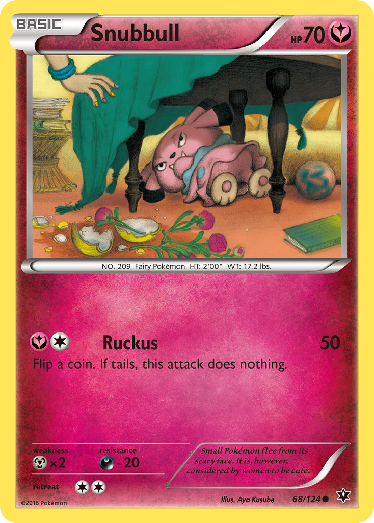 Snubbull (68/124) [XY: Fates Collide] | Exor Games Bridgewater