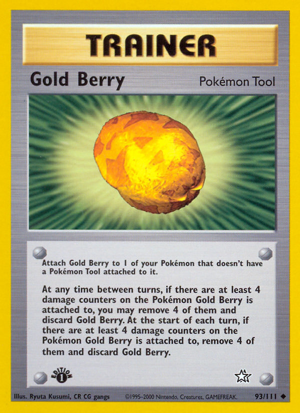 Gold Berry (93/111) [Neo Genesis 1st Edition] | Exor Games Bridgewater