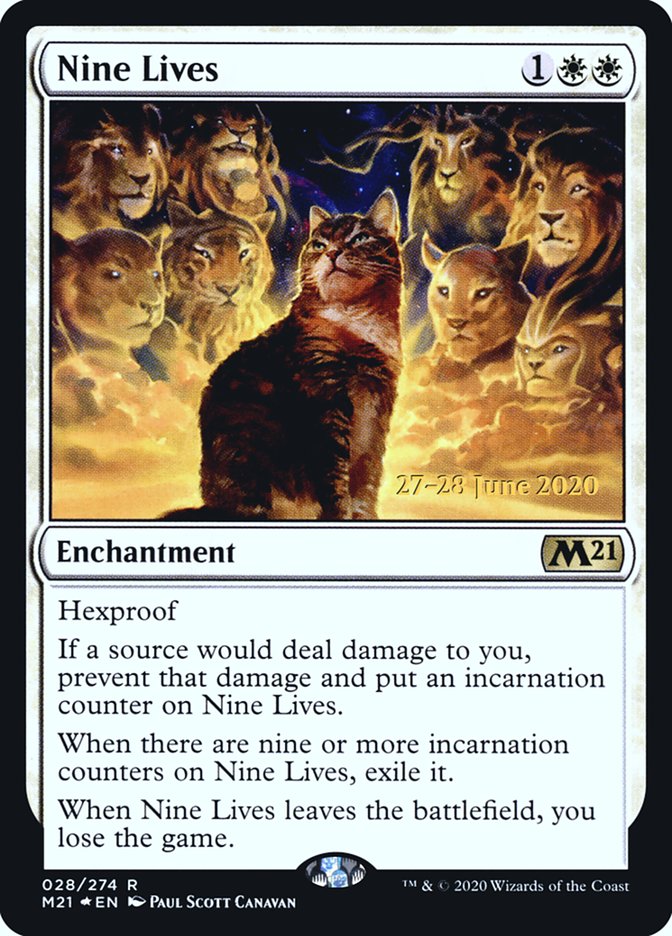 Nine Lives  [Core Set 2021 Prerelease Promos] | Exor Games Bridgewater