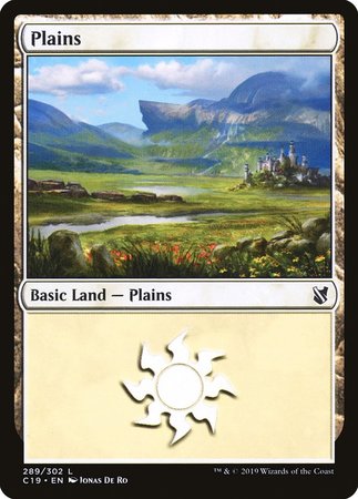 Plains (289) [Commander 2019] | Exor Games Bridgewater