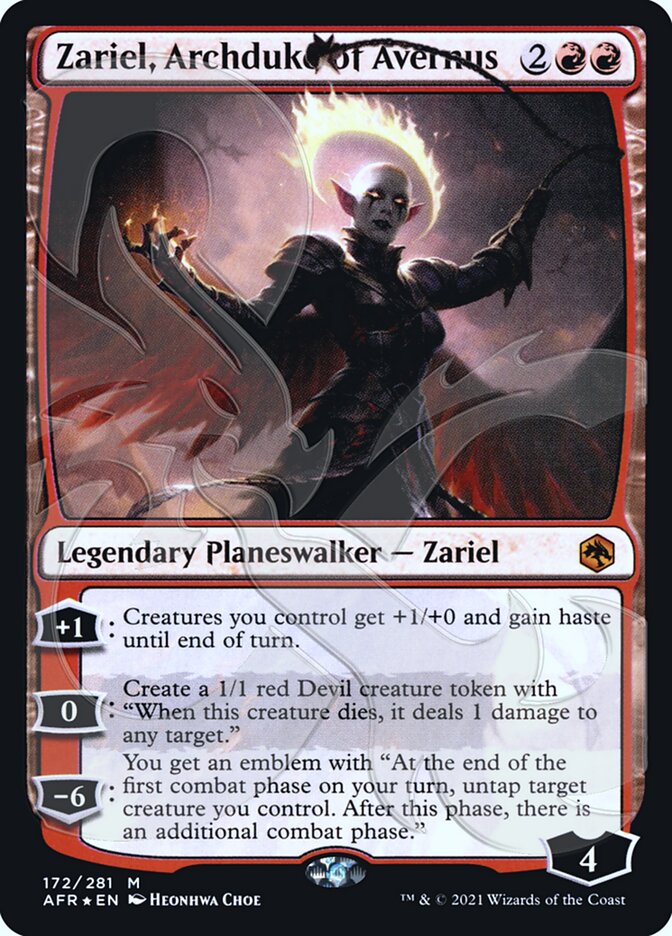 Zariel, Archduke of Avernus (Ampersand Promo) [Dungeons & Dragons: Adventures in the Forgotten Realms Promos] | Exor Games Bridgewater