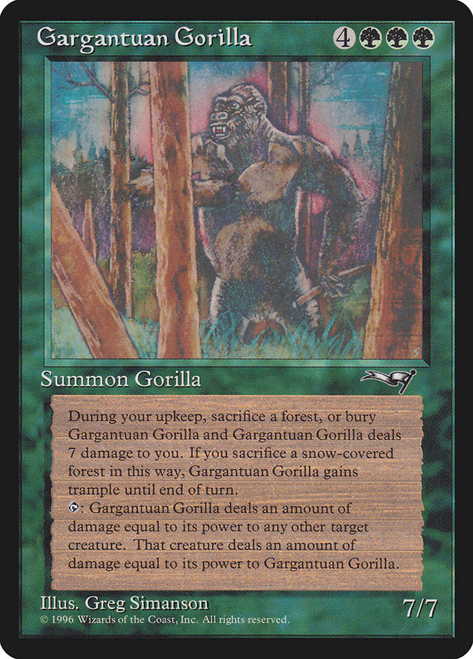 Gargantuan Gorilla [Alliances] | Exor Games Bridgewater