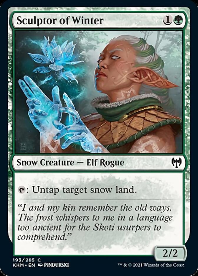 Sculptor of Winter [Kaldheim] | Exor Games Bridgewater