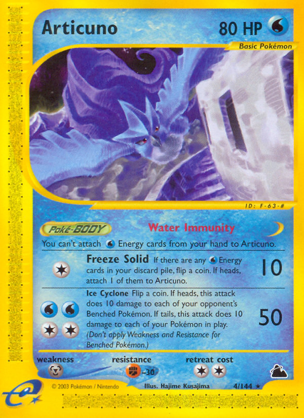 Articuno (4/144) [Skyridge] | Exor Games Bridgewater