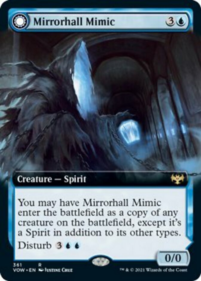 Mirrorhall Mimic // Ghastly Mimicry (Extended) [Innistrad: Crimson Vow] | Exor Games Bridgewater