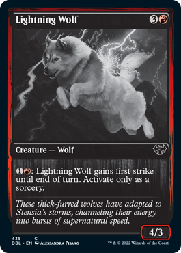 Lightning Wolf [Innistrad: Double Feature] | Exor Games Bridgewater