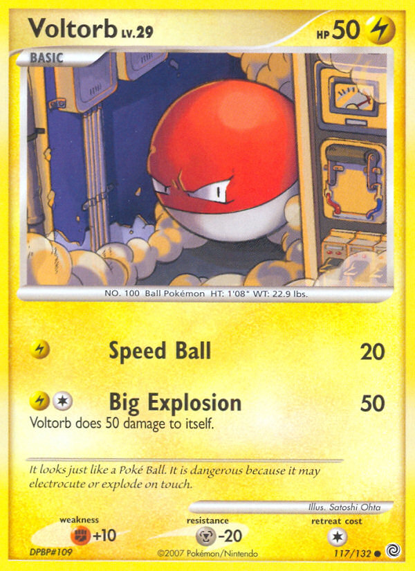 Voltorb (117/132) [Diamond & Pearl: Secret Wonders] | Exor Games Bridgewater