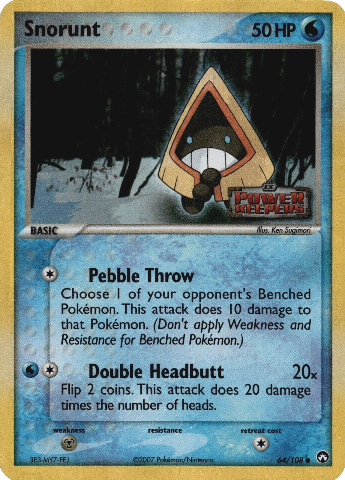 Snorunt (64/108) (Stamped) [EX: Power Keepers] | Exor Games Bridgewater