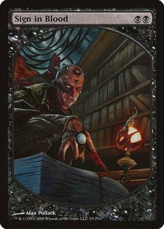 Sign in Blood [Magic Player Rewards 2010] | Exor Games Bridgewater