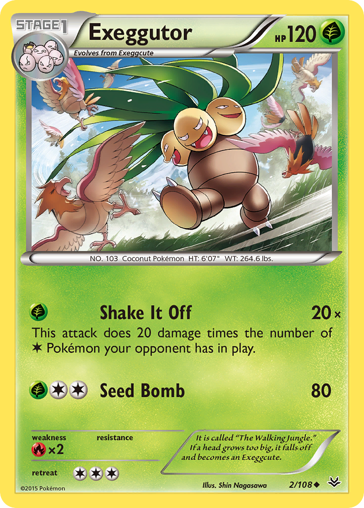 Exeggutor (2/108) [XY: Roaring Skies] | Exor Games Bridgewater