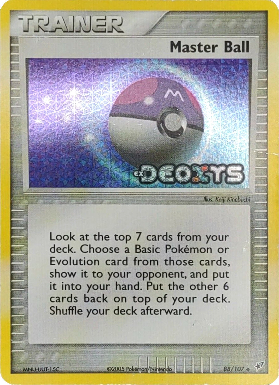 Master Ball (88/107) (Stamped) [EX: Deoxys] | Exor Games Bridgewater