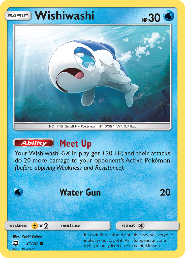 Wishiwashi (31/70) [Sun & Moon: Dragon Majesty] | Exor Games Bridgewater