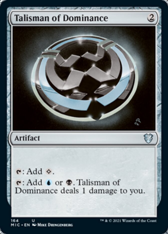 Talisman of Dominance [Innistrad: Midnight Hunt Commander] | Exor Games Bridgewater