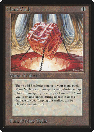 Mana Vault [Limited Edition Beta] | Exor Games Bridgewater