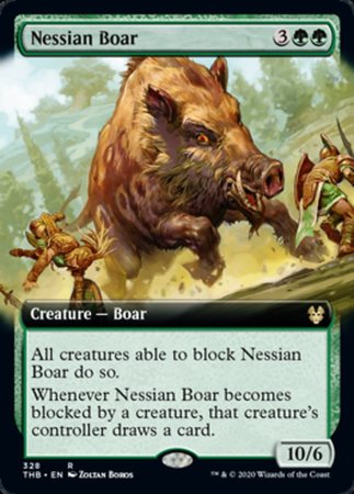 Nessian Boar (Extended Art) [Theros Beyond Death] | Exor Games Bridgewater