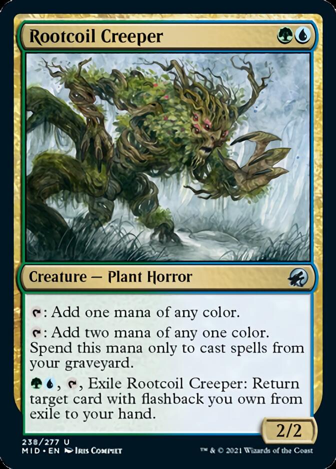 Rootcoil Creeper [Innistrad: Midnight Hunt] | Exor Games Bridgewater