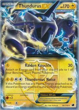 Thundurus EX (38/116) (Plasma Power - Haruto Kobayashi) [World Championships 2014] | Exor Games Bridgewater