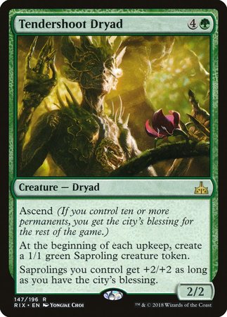 Tendershoot Dryad [Rivals of Ixalan] | Exor Games Bridgewater