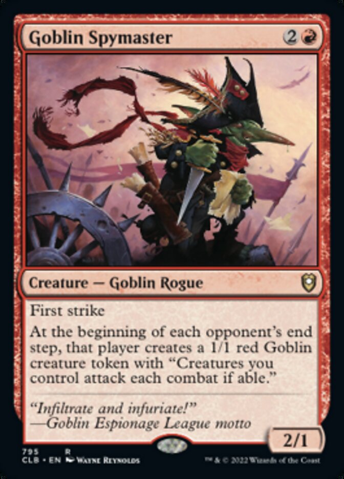 Goblin Spymaster [Commander Legends: Battle for Baldur's Gate] | Exor Games Bridgewater