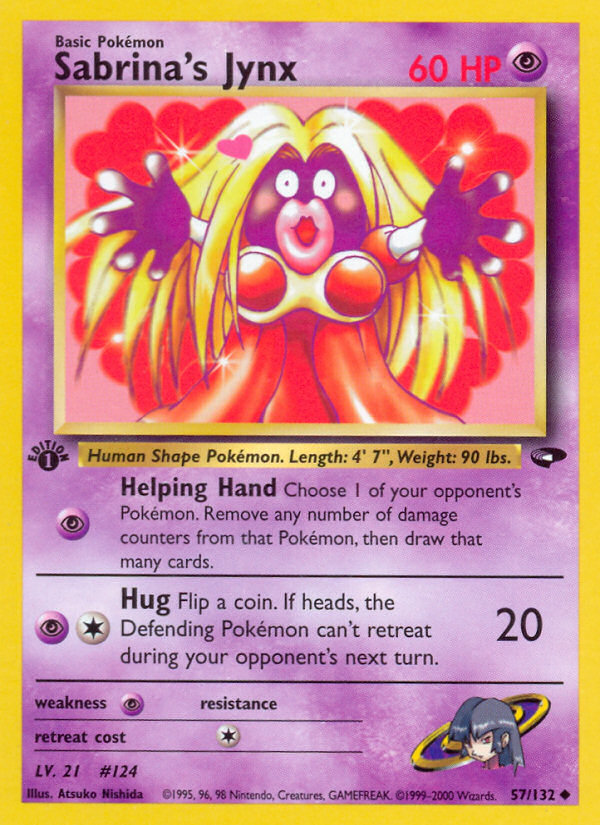 Sabrina's Jynx (57/132) [Gym Challenge 1st Edition] | Exor Games Bridgewater