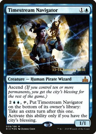 Timestream Navigator [Rivals of Ixalan Promos] | Exor Games Bridgewater