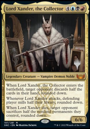 Lord Xander, the Collector (Promo Pack) [Streets of New Capenna Promos] | Exor Games Bridgewater