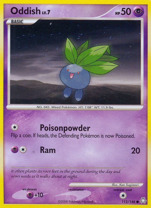 Oddish (112/146) [Diamond & Pearl: Legends Awakened] | Exor Games Bridgewater