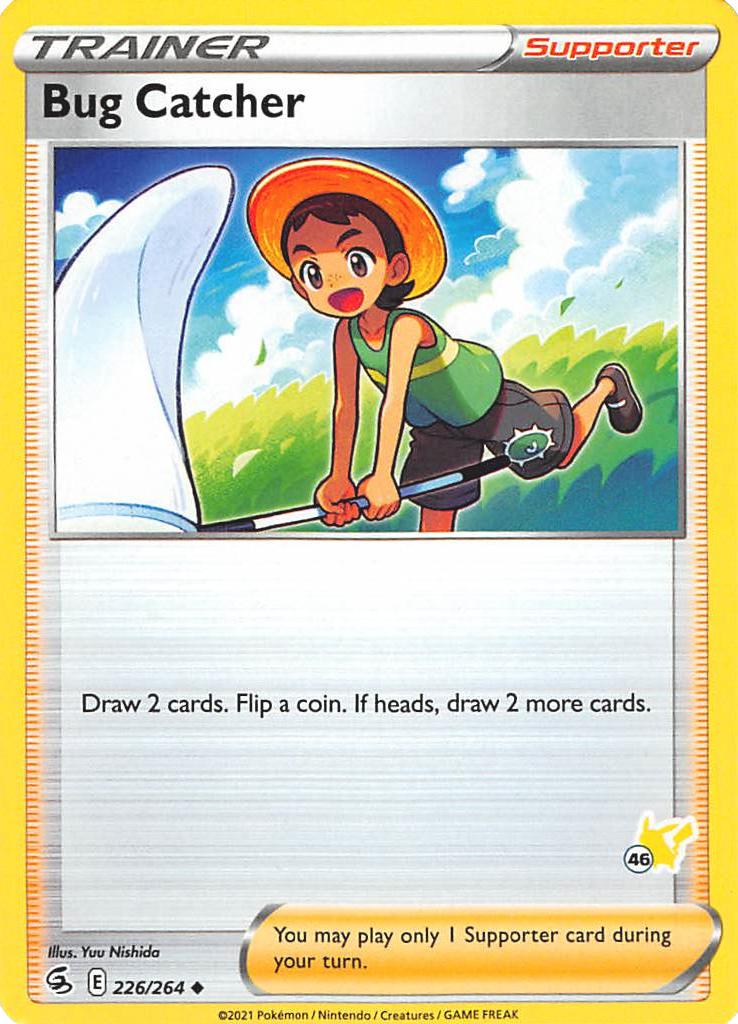 Bug Catcher (226/264) (Pikachu Stamp #46) [Battle Academy 2022] | Exor Games Bridgewater