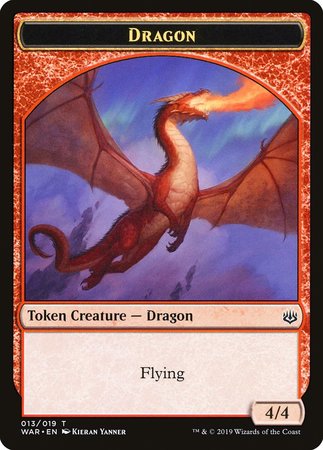 Dragon Token [War of the Spark Tokens] | Exor Games Bridgewater