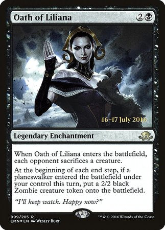 Oath of Liliana [Eldritch Moon Promos] | Exor Games Bridgewater