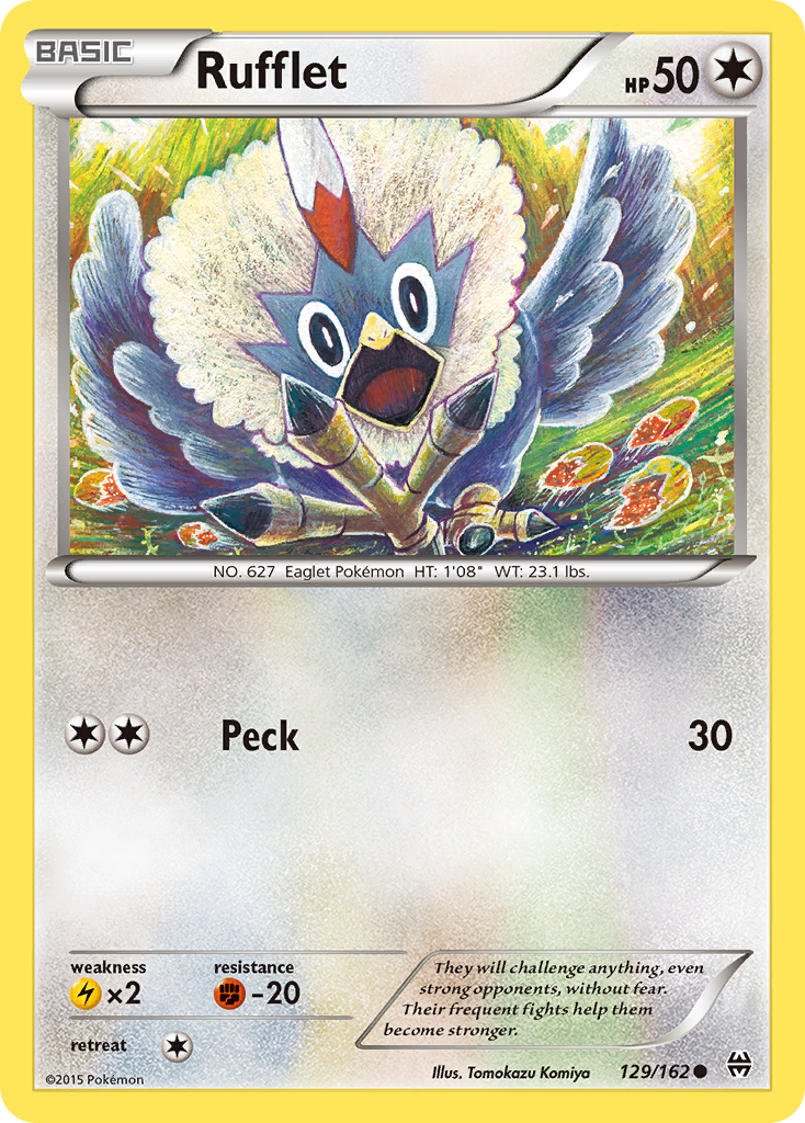 Rufflet (129/162) [XY: BREAKthrough] | Exor Games Bridgewater