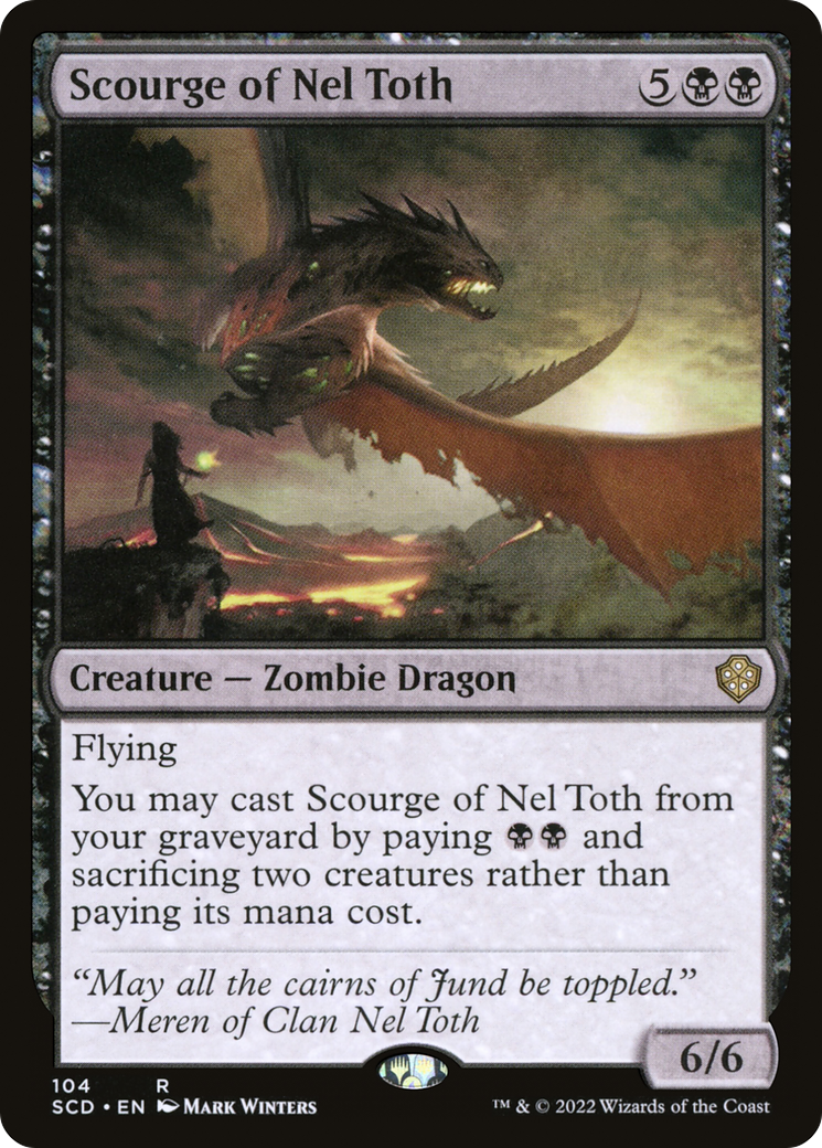 Scourge of Nel Toth [Starter Commander Decks] | Exor Games Bridgewater