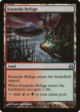 Kazandu Refuge [Commander 2011] | Exor Games Bridgewater