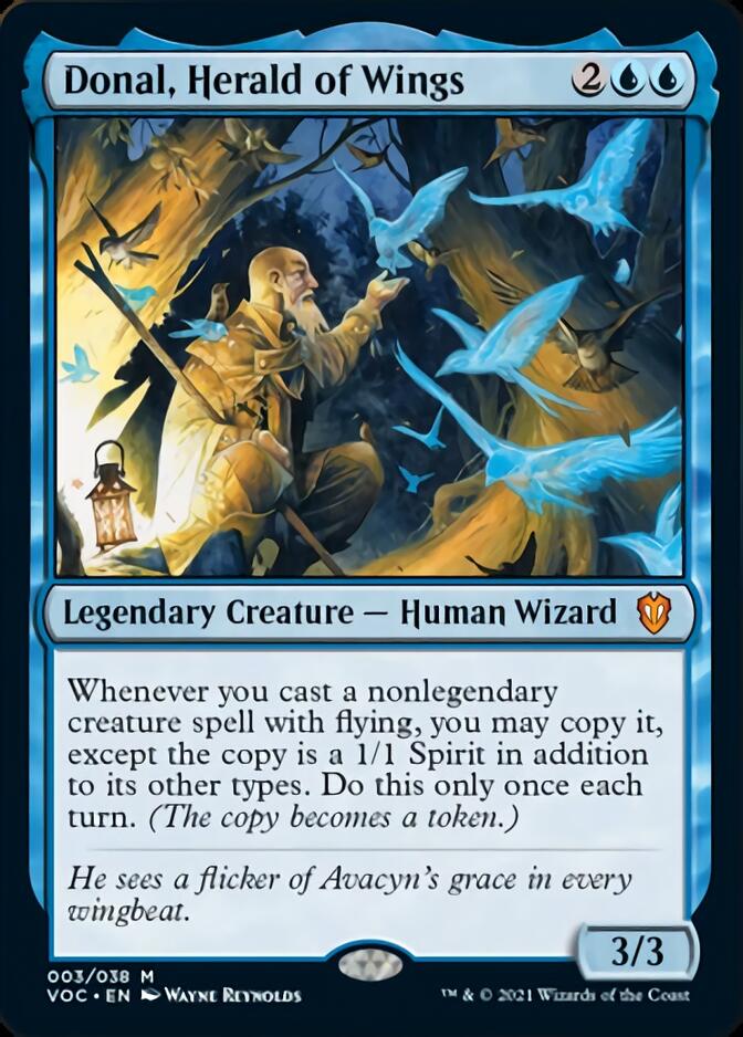 Donal, Herald of Wings [Innistrad: Crimson Vow Commander] | Exor Games Bridgewater