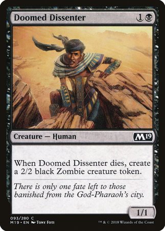 Doomed Dissenter [Core Set 2019] | Exor Games Bridgewater