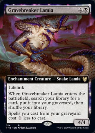 Gravebreaker Lamia (Extended Art) [Theros Beyond Death] | Exor Games Bridgewater