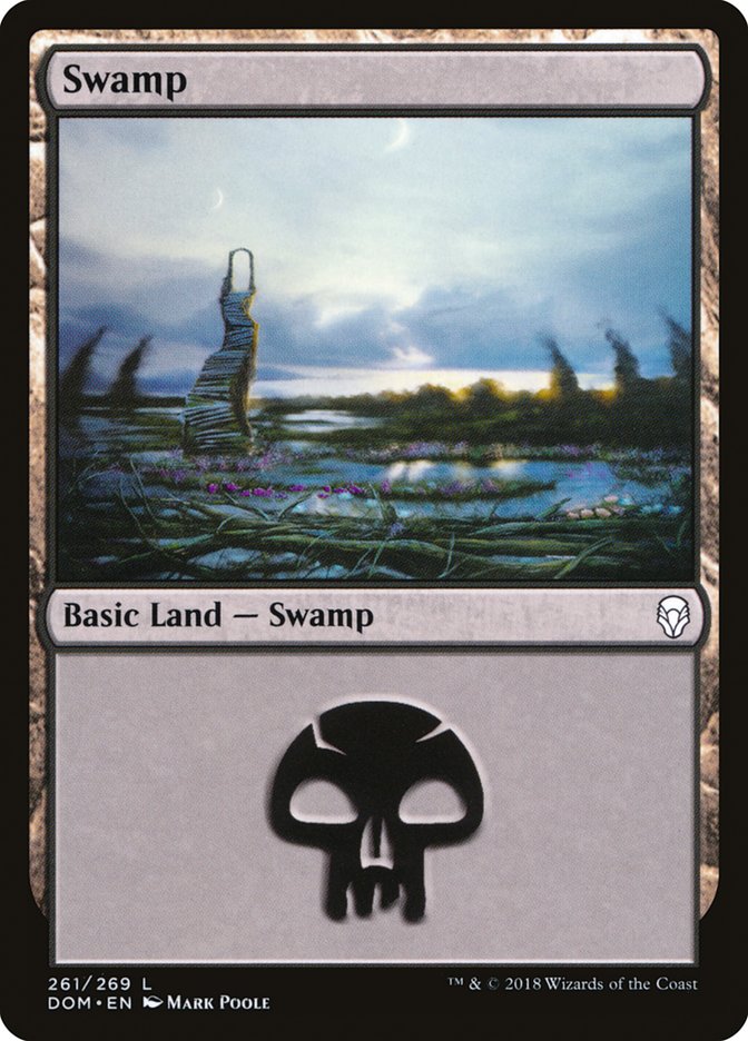 Swamp (261) [Dominaria] | Exor Games Bridgewater