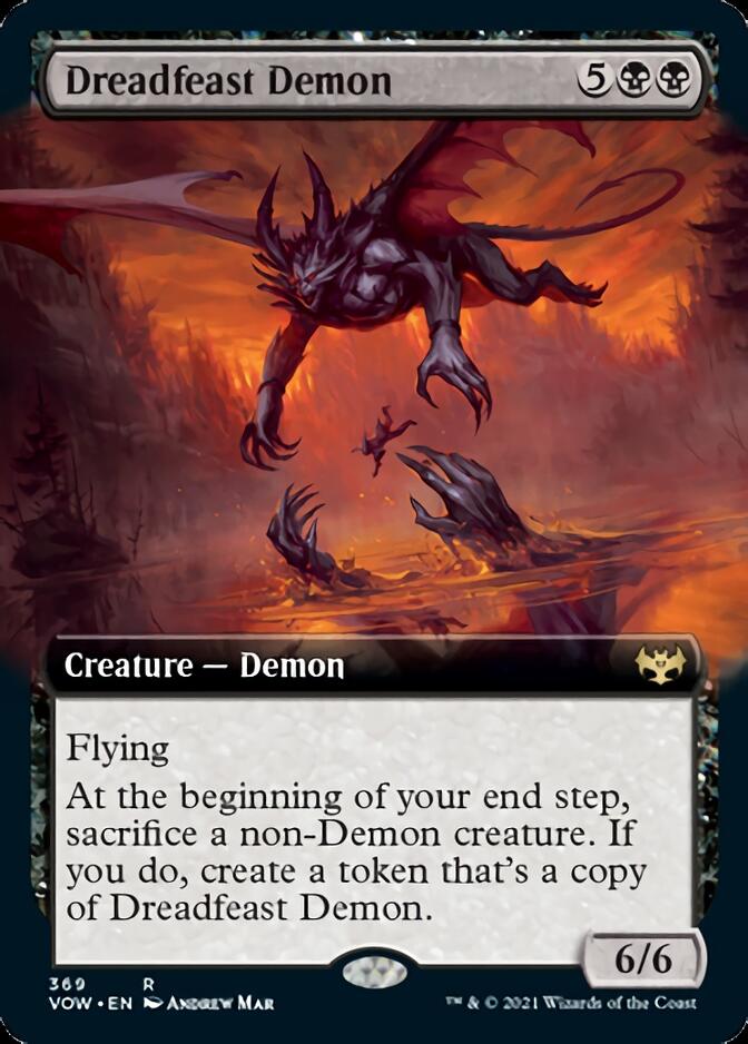 Dreadfeast Demon (Extended) [Innistrad: Crimson Vow] | Exor Games Bridgewater