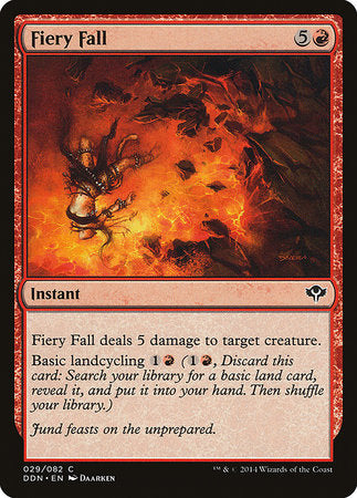 Fiery Fall [Duel Decks: Speed vs. Cunning] | Exor Games Bridgewater